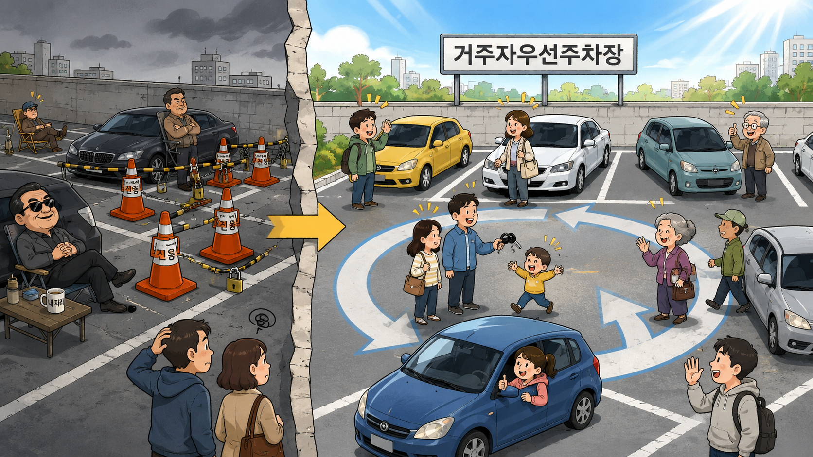 거주자우선주차장, 순환배정제는 시작일 뿐